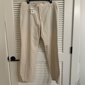 J. McLAUGHLIN | lukas pant cream/tan stripe